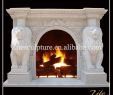 Travertine Fireplace Surround New source Hot Selling Indoor Stone Marble Fireplace Fronts On M