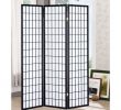 Tri Fold Fireplace Screen New Lyke Home Black Wood Tri Fold Room Divider Black White Tri