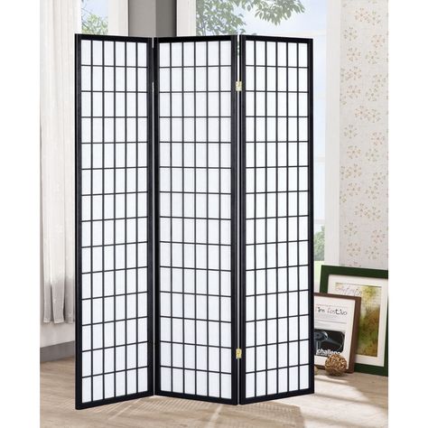Tri Fold Fireplace Screen New Lyke Home Black Wood Tri Fold Room Divider Black White Tri