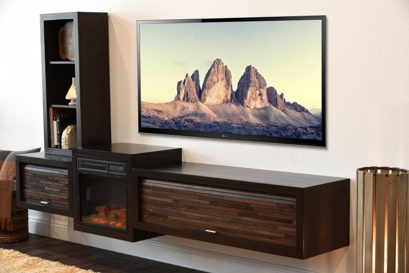 Entertainment Centers Entertainment Center With Fireplace entertainment center with fireplace walmart and speakers costco 805x537