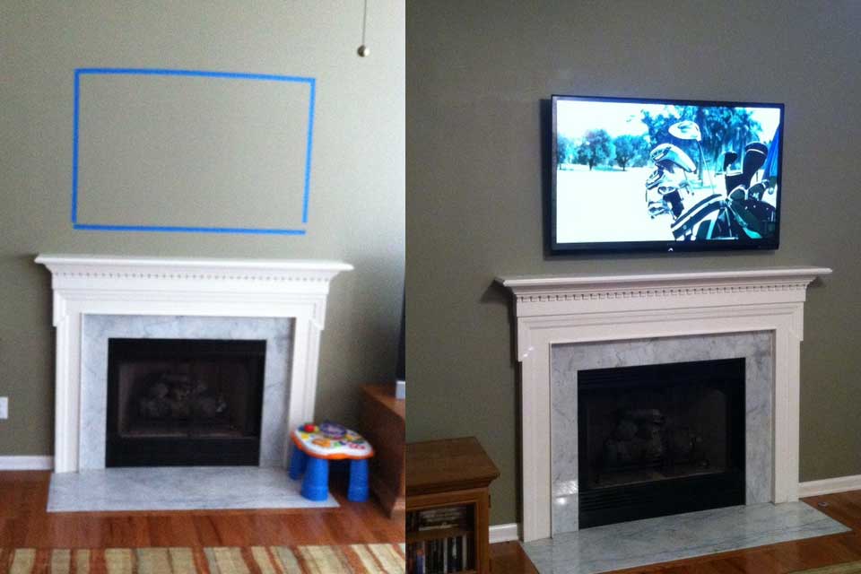 Tv Installation Above Fireplace Luxury Television Mounting and Installation Electronic Insiders