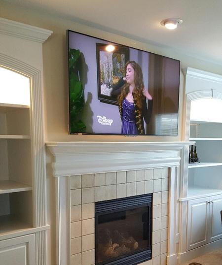 Tv Mounted On Fireplace Elegant Installing Tv Above Fireplace Charming Fireplace