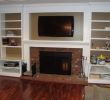 Tv Mounted Over Fireplace Lovely How to Build Built In Bookshelves Around Fireplace
