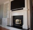 Tv Over Fireplace where to Put Components Best Of Custom Mantle Tv Cab W Built In Cabinetry Tv is On Fully