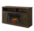 Tv Stand with Electric Fireplace Awesome Muskoka Aberfoyle 53" Media Electric Fireplace Rustic Brown Finish