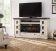 Tv Stands Fireplace Lowes Best Of Cecily 72 In Media Console Infrared Electric Fireplace In Antique White with Warm Charcoal top Finish