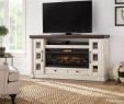 Tv Stands Fireplace Lowes Best Of Cecily 72 In Media Console Infrared Electric Fireplace In Antique White with Warm Charcoal top Finish