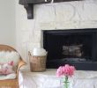 Update Stone Fireplace Lovely Painted Stone 70s Rock