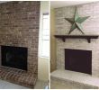 Updated Brick Fireplace Lovely Whitewash Brick Fireplace before and after …