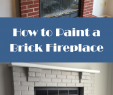 Updated Brick Fireplace New You Can Do It Learn How to Paint A Brick Fireplace with A