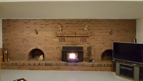 Updating Brick Fireplace Fresh Updating Brick Fireplace Wall Charming Fireplace