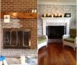 Updating Brick Fireplace Lovely Updating Brick Fireplace Wall Charming Fireplace