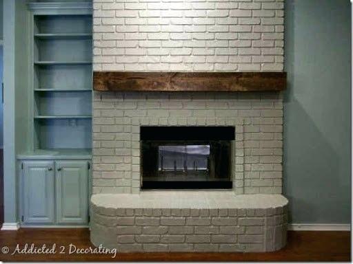Updating Brick Fireplace Unique Dark Wood Fireplace Mantels – Newsopedia