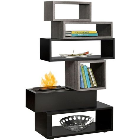 Mimico Rift Gray Opti Myst Bookcase Fireplace $1 700 0d72d0f bf5eb44e21cc9 modern fireplaces electric fireplaces