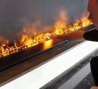 Vapor Fireplace Elegant Water Vapor Flames Lit by Leds