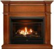 Ventless Gas Fireplace with Mantel New 42 In Full Size Ventless Dual Fuel Fireplace In Apple Spice with thermostat Control