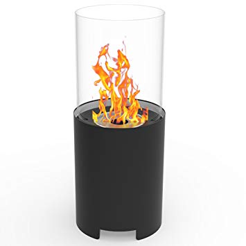 Regal Flame Capelli Ventless Indoor Outdoor Fire Pit Tabletop Portable Fire Bowl Pot Bio Ethanol Fireplace in Black Realistic Clean Burning like Gel 510bHQd6RoL SY355