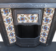Victorian Fireplace Insert Awesome Antique Tiled Canopy Cast Iron Fireplace Insert