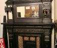 Victorian Fireplace Insert Beautiful Victorian Cast Iron Fireplace with Overmantel Mirror Tiled