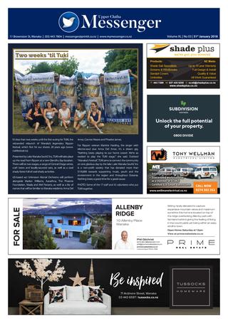 Virtual Fireplace Website New Upper Clutha Messenger 31st January 2018 by Print It Wanaka