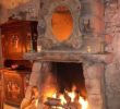 Walk In Fireplace Beautiful Built Out Stone Fireplace
