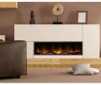 Wall Hung Electric Fireplace Lovely 57 In Harmony Built In Led Electric Fireplace In Black Trim