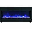 Wall Hung Electric Fireplace Unique Bi 72 Slim Electric Fireplace Indoor Outdoor Amantii