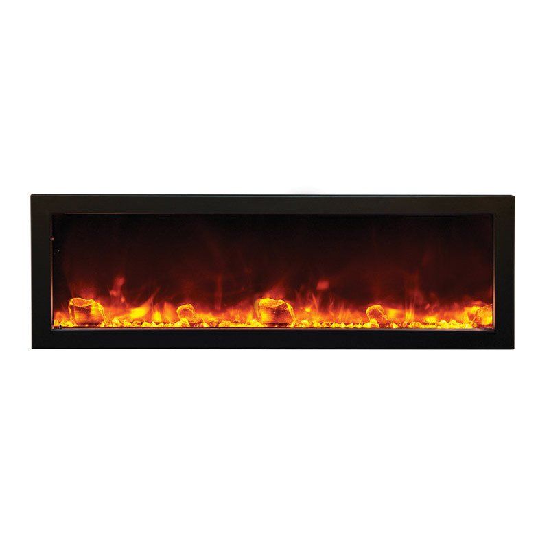 Wall Mount Electric Fireplace Best Of Amantii Panorama Deep 50″ Built In Indoor Outdoor Electric
