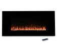 Wall Mount Electric Fireplace Heater New northwest Fire and Ice Electric Fireplace Heater In Black