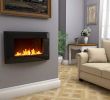 Wall Mounted Electric Fireplace Unique Bon Wall Mounted Electric Fireplace Glass Heater Fire with Remote Control Living Room W659 X D140 X H520 Mm