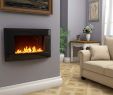 Wall Mounted Electric Fireplace Unique Bon Wall Mounted Electric Fireplace Glass Heater Fire with Remote Control Living Room W659 X D140 X H520 Mm