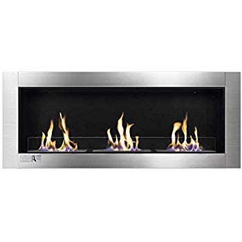 Wall Mounted Fireplace Ethanol New Amazon Antarctic Star 52 Inch Ventless Ethanol