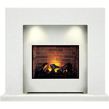 Water Vapor Electric Fireplace Luxury Adam Miami Optimyst Fireplace Suite In Pure White 48 Inch