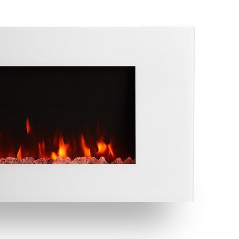 Wayfair Electric Fireplace Lovely Cambridge 72 In Wall Mount Electric Fireplace In White with