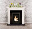 What is An Ethanol Fireplace New Carrington Cream Traditional Bio Ethanol Fireplace