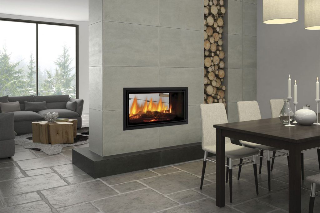What is Zero Clearance Fireplace Inspirational Double Sided Fireplaces Two Sides Endless Benefits