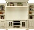 White Entertainment Center with Fireplace Awesome Mountain Bluff White 5 Pc Wall Unit
