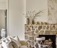 Whitewash Stone Fireplace Luxury Modern Rustic Farmhouse Living Room with A Neutral Color