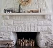Whitewash Stone Fireplace Luxury White Rock Fireplace Ould I Paint Mine