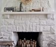 Whitewash Stone Fireplace Luxury White Rock Fireplace Ould I Paint Mine
