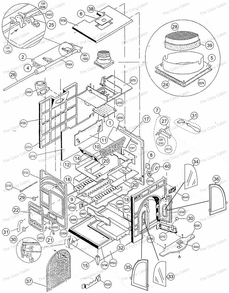 Extra Convection Dutchwest Stove PRE 90 FA288CCL FA288CCL