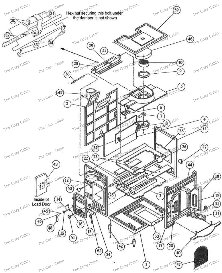 Wood Burning Fireplace Parts Inspirational Dutchwest Catalytic 9093 2183 2183 the Cozy Cabin Stove