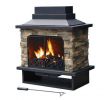 Wood Burning Outdoor Fireplace Inspirational Sunjoy Amherst 35 In Wood Burning Outdoor Fireplace L