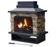 Wood Burning Outdoor Fireplace Inspirational Sunjoy Amherst 35 In Wood Burning Outdoor Fireplace L