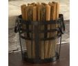 Wood Carriers for Fireplace Awesome Symple Stuff Prairie Fatwood Steel Log Carrier In 2019