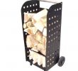 Wood Carriers for Fireplace Best Of Log Carrying and Storage Box Trolley Firewood Cart Basket