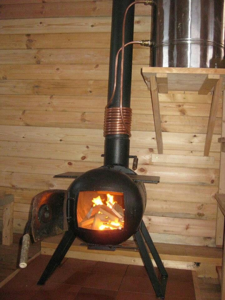 Build A Woodstove Water Heating Attachment ded e10f b82f35a1eb48db6