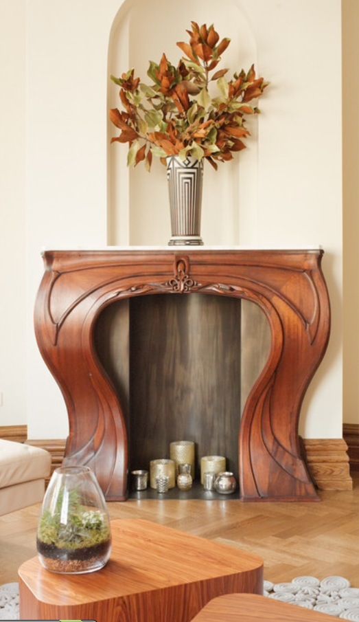 Eight Unique Fireplace Mantel Shelf Ideas with a High "Wow 0dfa ad80aecaaa2303aa7788da