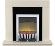 Wood Panel Fireplace Best Of Adam Malmo Fireplace In Cream and Black Cream with Elise Electric Fire In Chrome 39 Inch