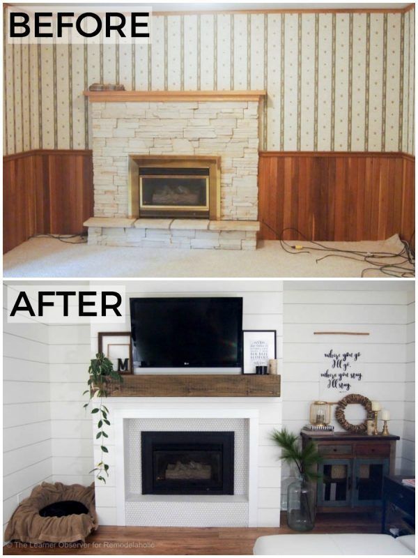 Wood Panel Fireplace Best Of Tips for Updating A Fireplace Modern Fireplace